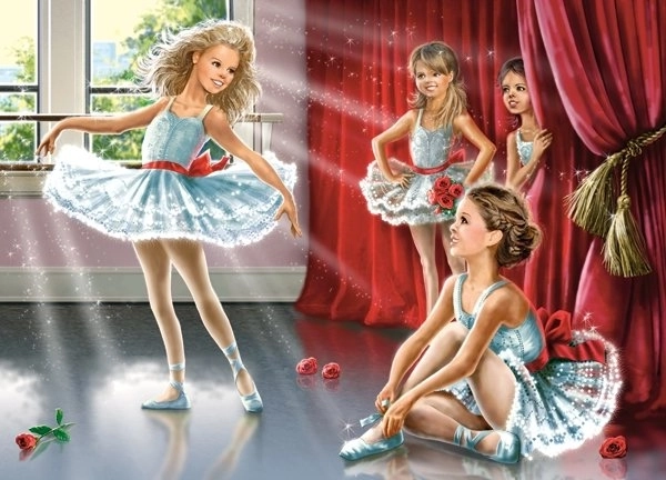 Puzzle Klasa Baletowa 120 elementów