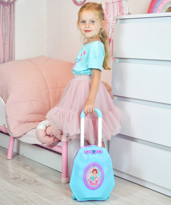 Toaletka dla dziewczynek 2w1 Piękny salon WOOPIE w walizce