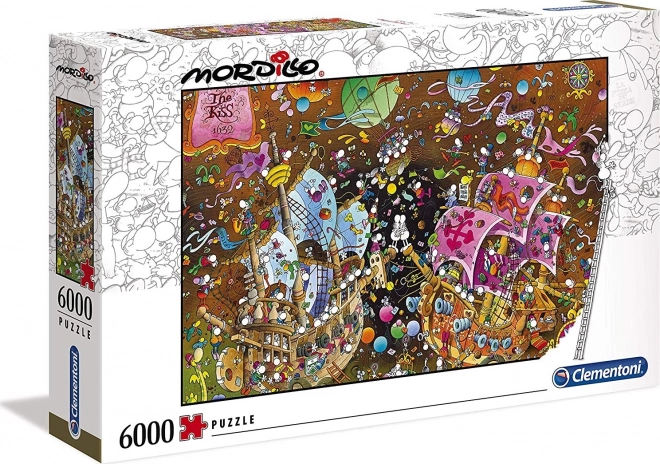 Puzzle 6000 elementów Mordillo The Kiss