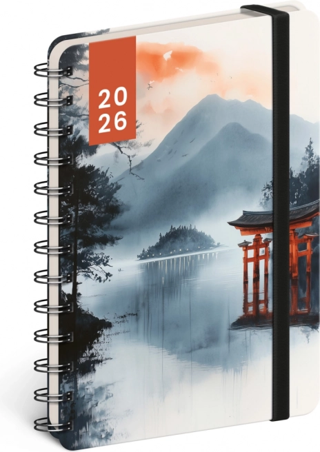 Notique spiralowy dziennik Petito Japonia 2025/2026