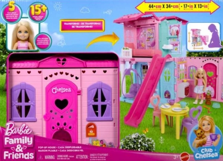 Barbie rozkładany domek dla lalki Chelsea