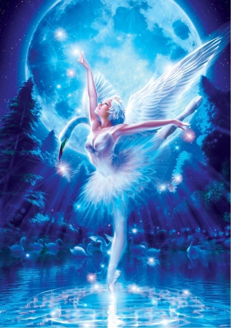Puzzle ART PUZZLE Jezioro łabędzie – balet, 1000 elementów
