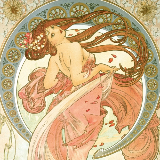 Kalendarz notatnikowy Alfons Mucha 2026