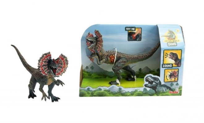 Dźwiękowy dinozaur - T-Rex, Triceratops, Dilophosaurus