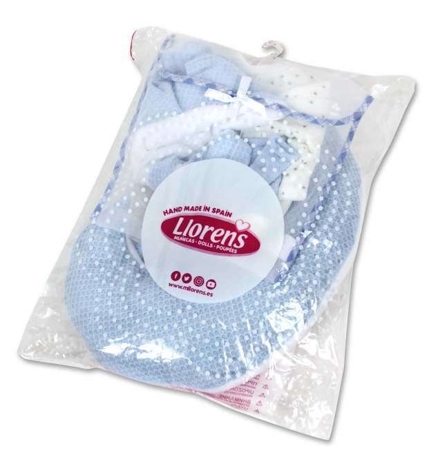 Llorens VRN738-74051 strój dla lalki dziecko NOWORODEK rozmiar 40-42 cm