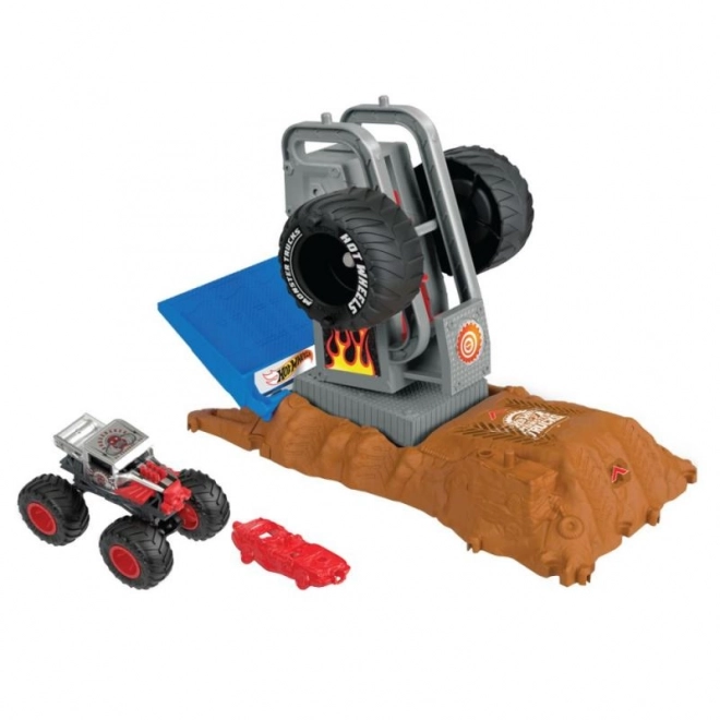 Hot Wheels Monster trucks arena - wyścigowe wyzwanie zestaw do gry HNB87 – HW Tiger Shark