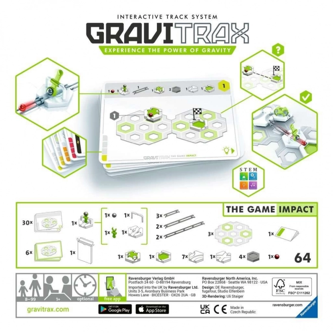 GraviTrax tor kuli - Gra Uderzenie