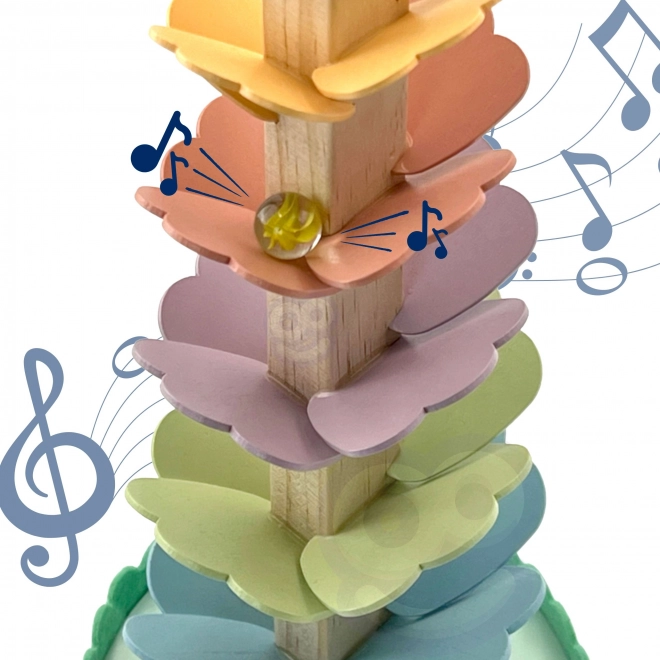Drewniana kulodrom Duha Montessori WOOPIE GREEN