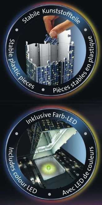 RAVENSBURGER Świecąca 3D układanka Edycja Nocna Empire State Building 216 elementów