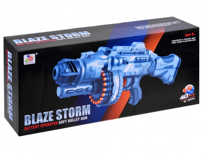 Duży blaster z nabojami piankowymi
