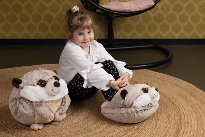 Cozy Noxxiez CS928 Surikata - ciepły pluszowy pantofel