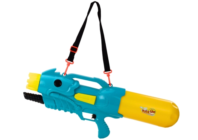 Duży pistolet wodny 2850 ml z regulowanym paskiem zielony