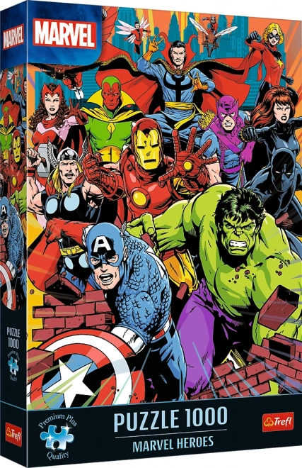 TREFL Puzzle Premium Plus Marvel: Bohaterowie Marvela 1000 elementów