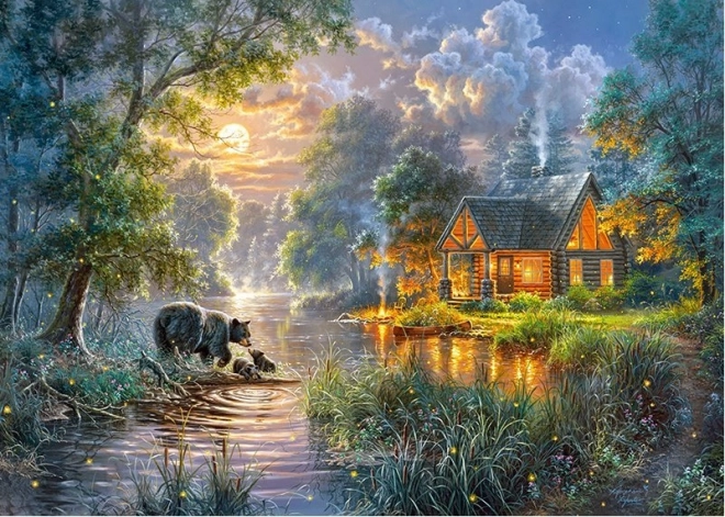 Puzzle CHERRY PAZZI Zatoka świetlików 1000 elementów