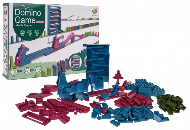 Kolorowy zestaw Domino dla dzieci