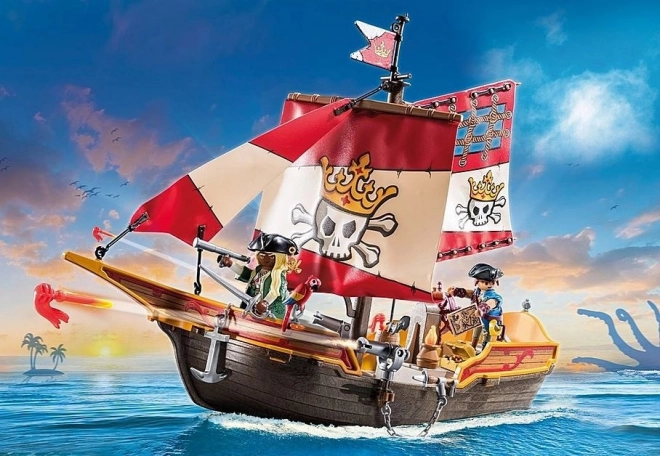 Pirates PLAYMOBIL piracki statek z figurkami