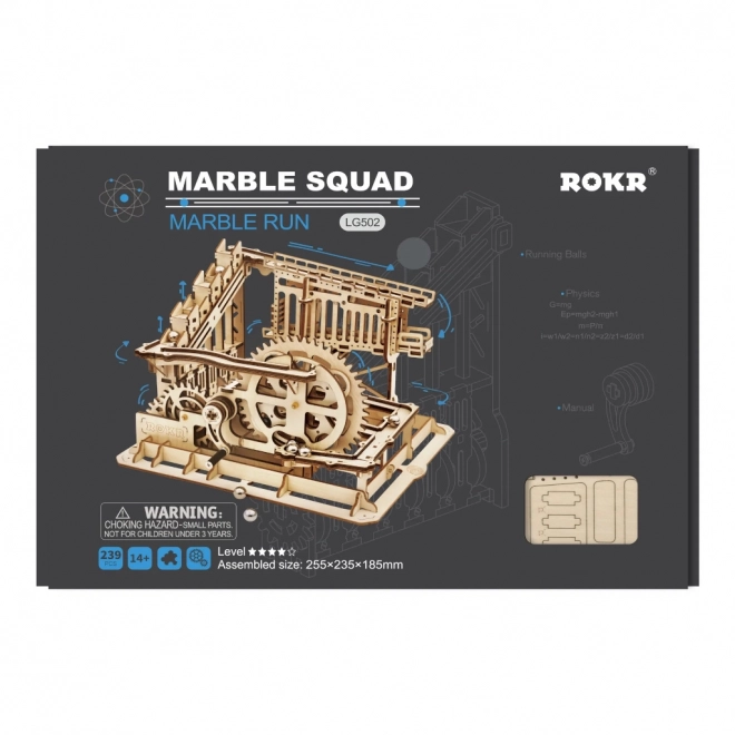 Trapdoors Marble Squad - Tor kulkowy - 3D drewniane puzzle