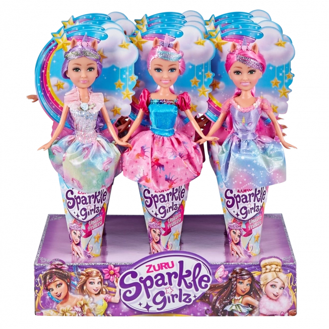 Wróżka jednorożec Sparkle Girlz w rożku