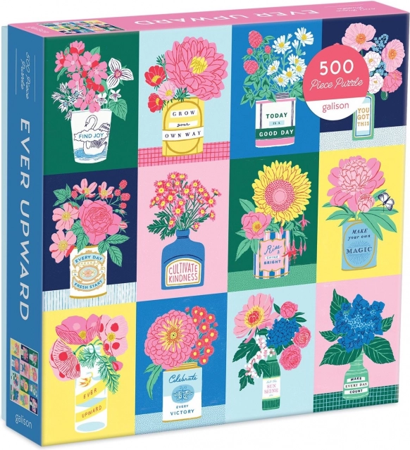 Kwiatowe puzzle Zawsze z podniesioną głową 500 elementów