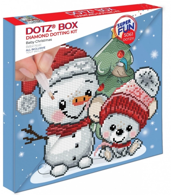 Zestaw Diamond Dotz Dziecko na Święta