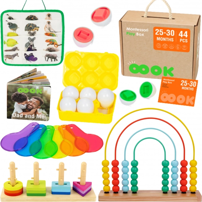 Montessori Edukacyjny Box dla dzieci od 25–30 miesięcy
