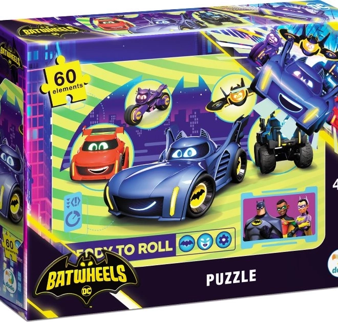 DODO Puzzle Batwheels: Wesoła jazda 60 elementów