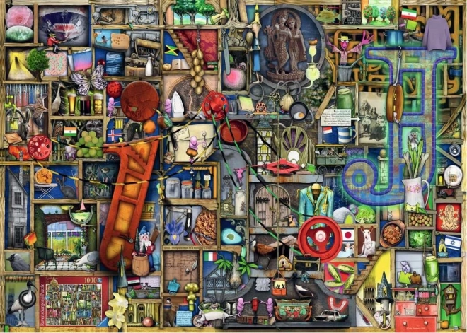 RAVENSBURGER Puzzle Niesamowita alfabet - litera I i J 1000 elementów