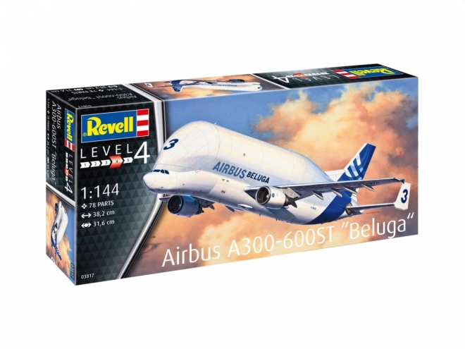 Plastikowy model samolotu Airbus A300-600ST Beluga 1/144