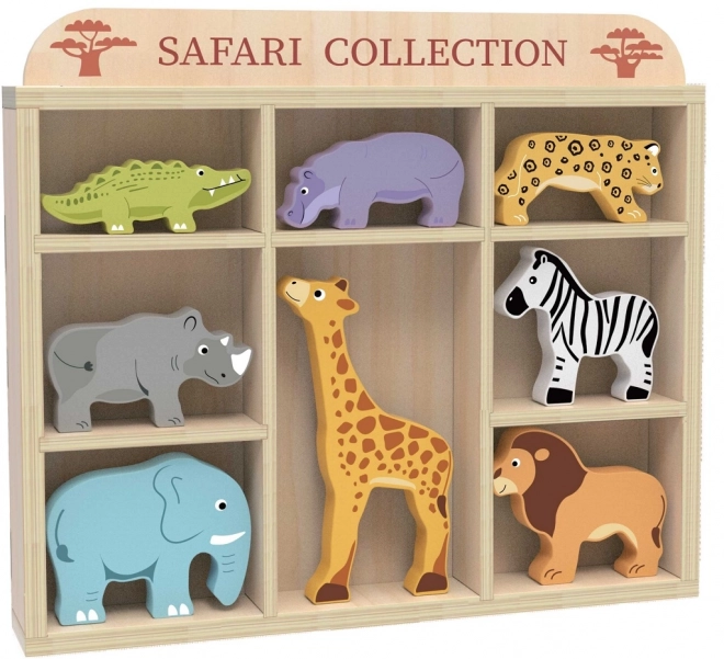 Dziewięcioczęściowy Zestaw Zwierzątek Safari