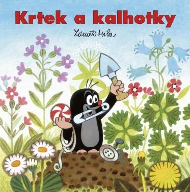 Kolorowanka kwadratowa Krecik i spodenki