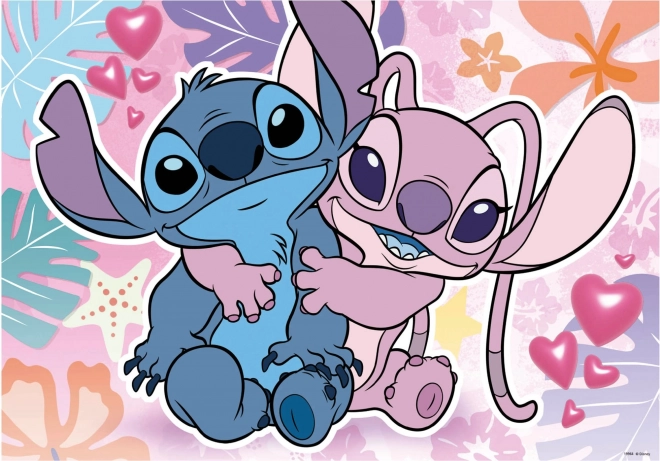 Puzzle Disney Stitch i Angel 300 elementów