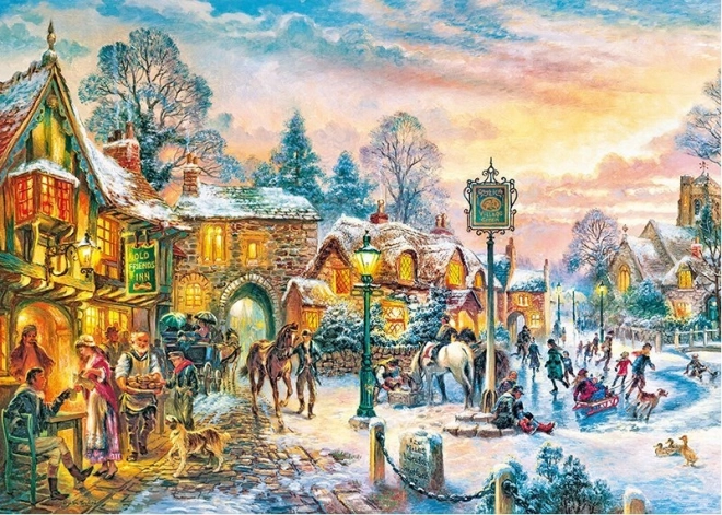 cherry pazzi puzzle zmierzch zimą 1000 elementów