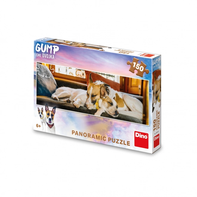 Gump: Jesteśmy duetem - Na kanapie 150 sztuk panoramiczne puzzle