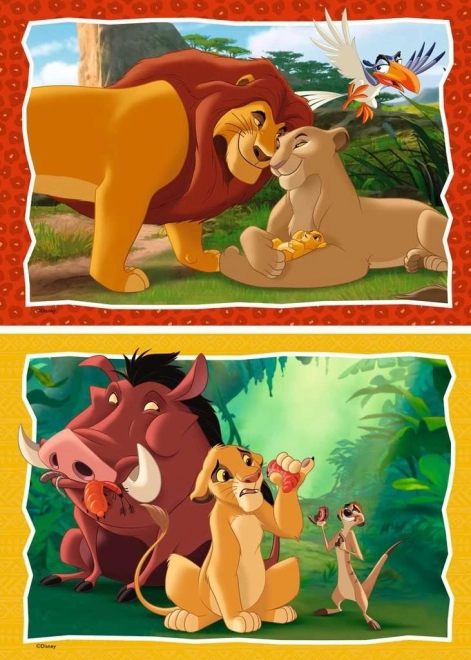 Puzzle Disney Król Lew 2x24 elementy