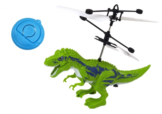 Latający dinozaur Ręcznie sterowany helikopter zielony