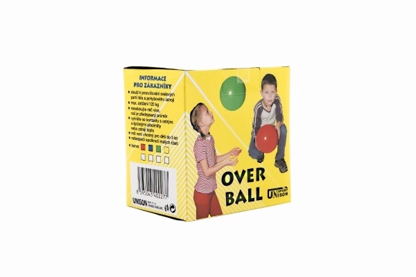 Piłka Overball pompowana rehabilitacyjna 26cm max. obciążenie 120kg w pudełku 10x11cm