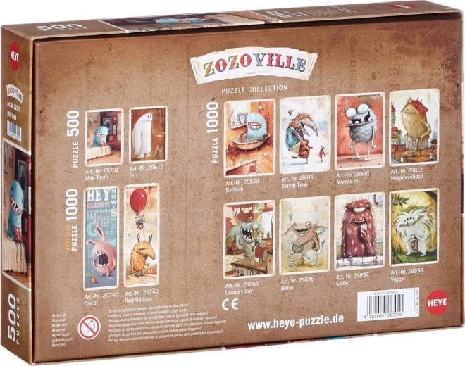 HEYE Puzzle Zozoville: Mleczny ząbek 500 elementów