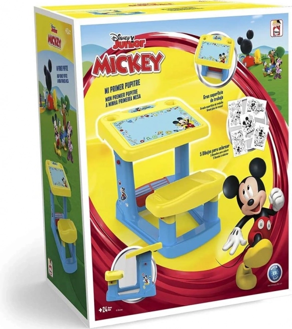 Moje pierwsza szkolna ławka z Mickey