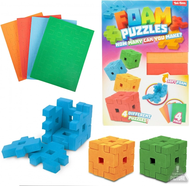 Zestaw konstrukcyjny 3D Piankowe Klocki w Pudełku