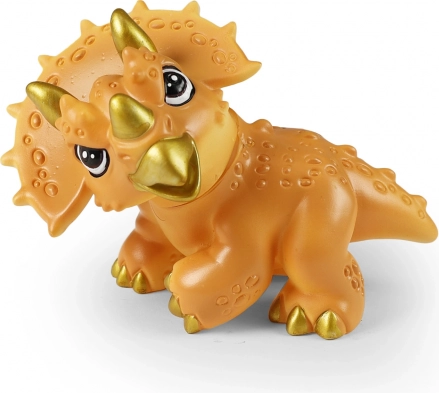 Zabawny dinozaur Triceratops 13 cm