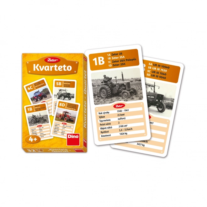 Gra karciana Kvarteto Zetor traktory