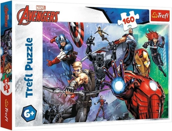 Puzzle 160 elementów MARVEL Avengers – zawsze gotowi bohaterowie