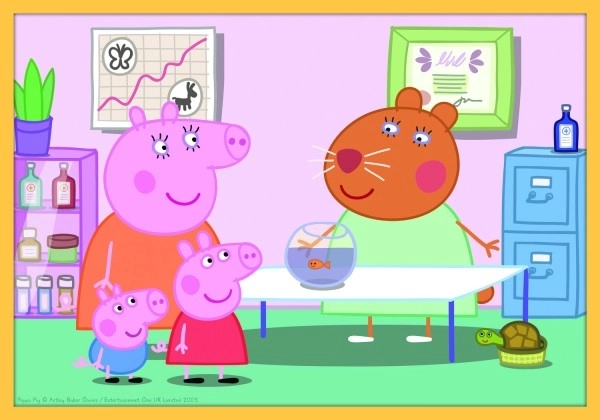 Puzzle 10w1 Świnka Peppa