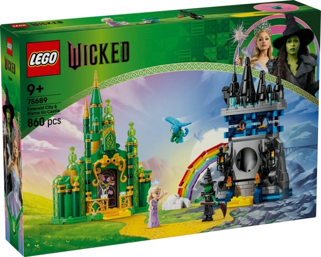 LEGO Wicked: Szmaragdowe Miasto i zamek Kiamo Ko – zestaw konstrukcyjny
