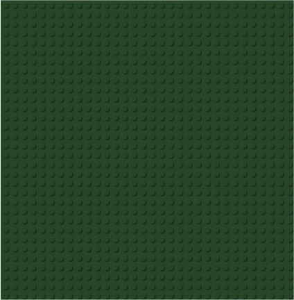 Brixies Plus Podstawowa płytka konstrukcyjna ciemnozielona 25,5 x 25,5 cm