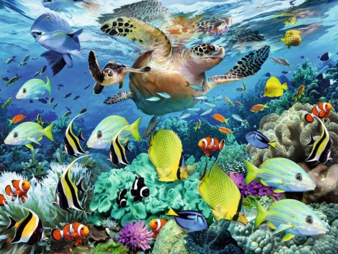 RAVENSBURGER Puzzle Raj pod wodą XXL 150 elementów