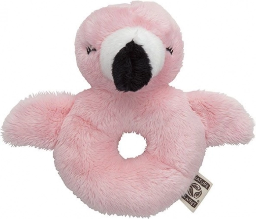 pluszowa grzechotka flaming Flamingo Nature Planet