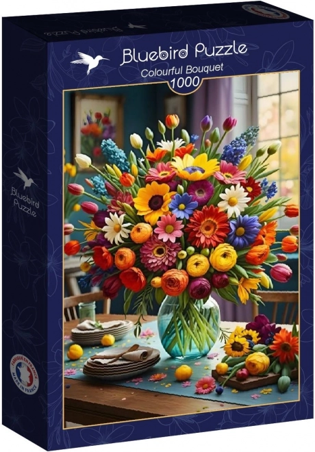 Puzzle Kolorowy Bukiet 1000 elementów
