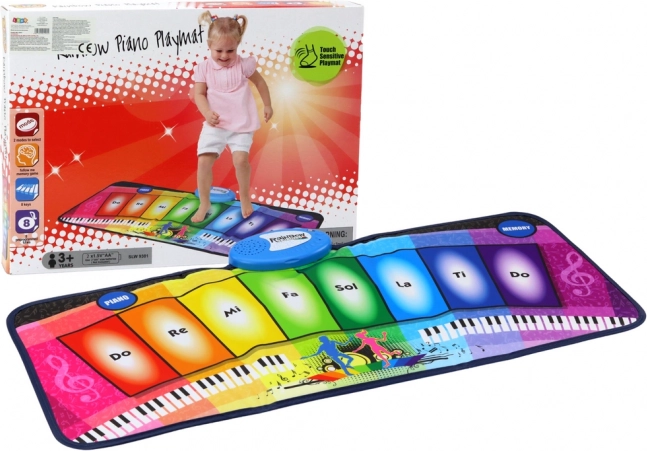 Interaktywna mata muzyczna Pianinko Tęczowa