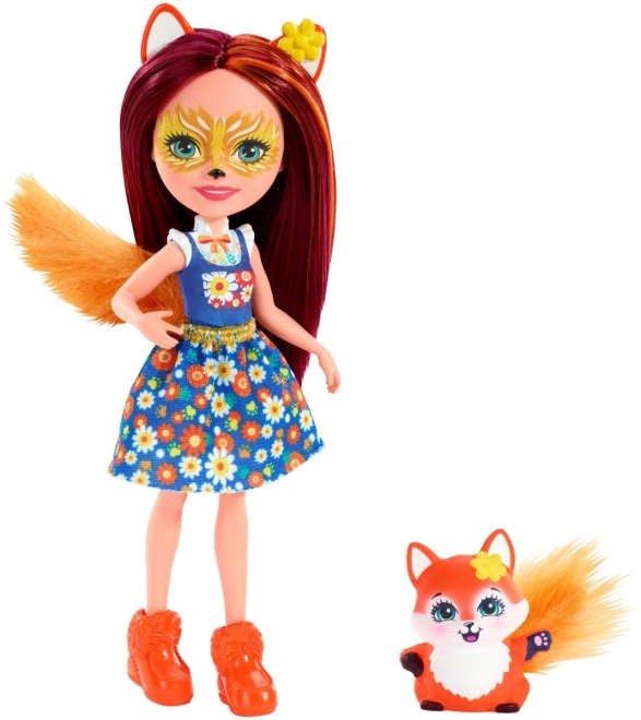 Enchantimals Lalka z zwierzątkiem - Felicity Lis i Flick FXM